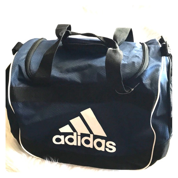 blue adidas duffel bag